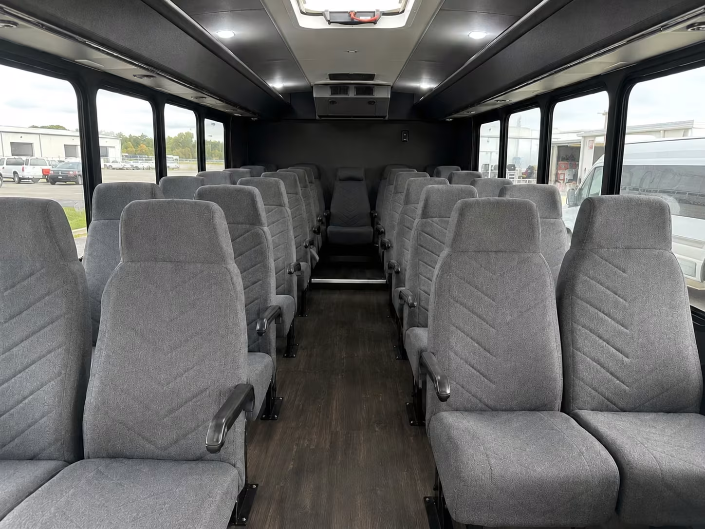 15 passenger minibus interior
