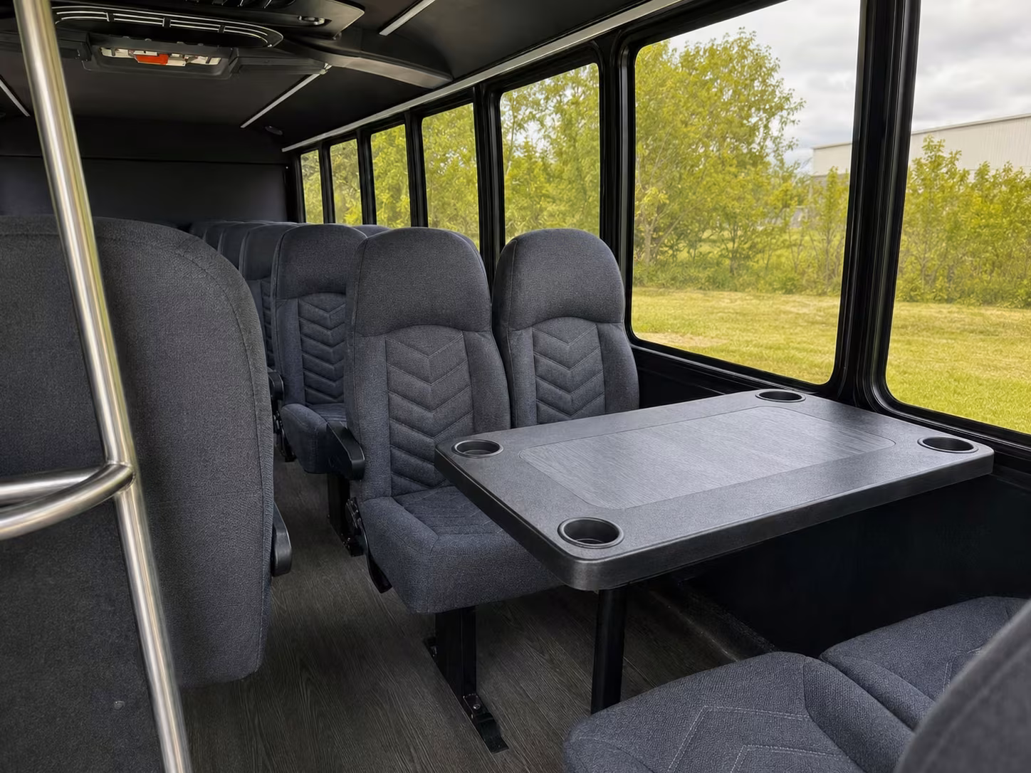 18 passenger minibus interior