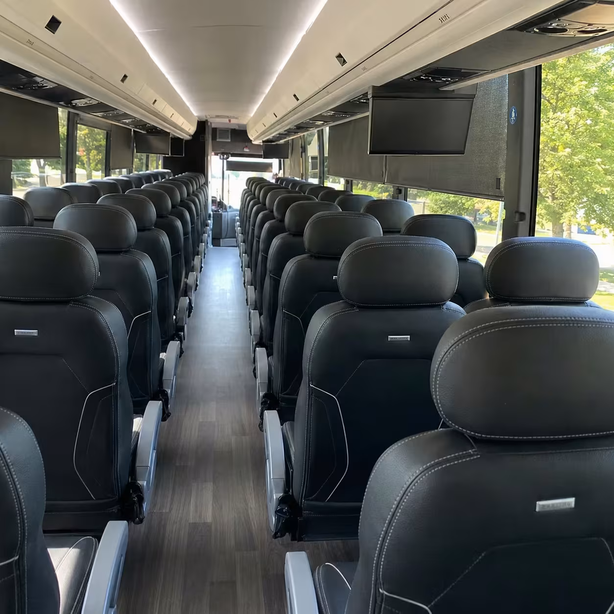 corporate event and airport charter bus rentals in mesquite