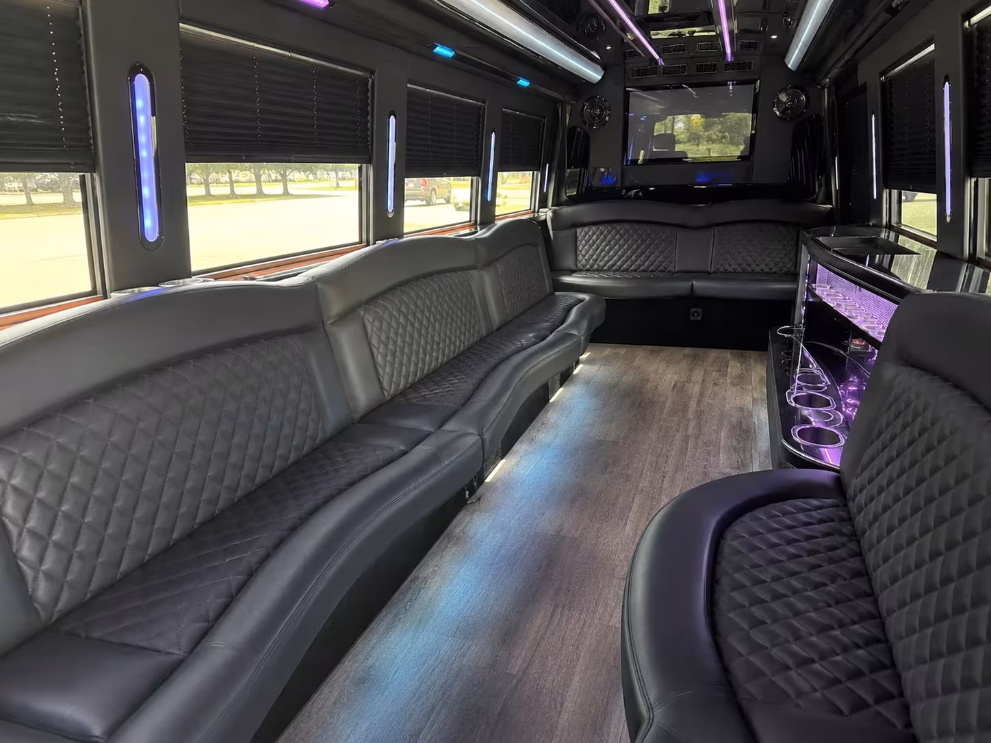 mesquite prom party buses loaded with top amenities