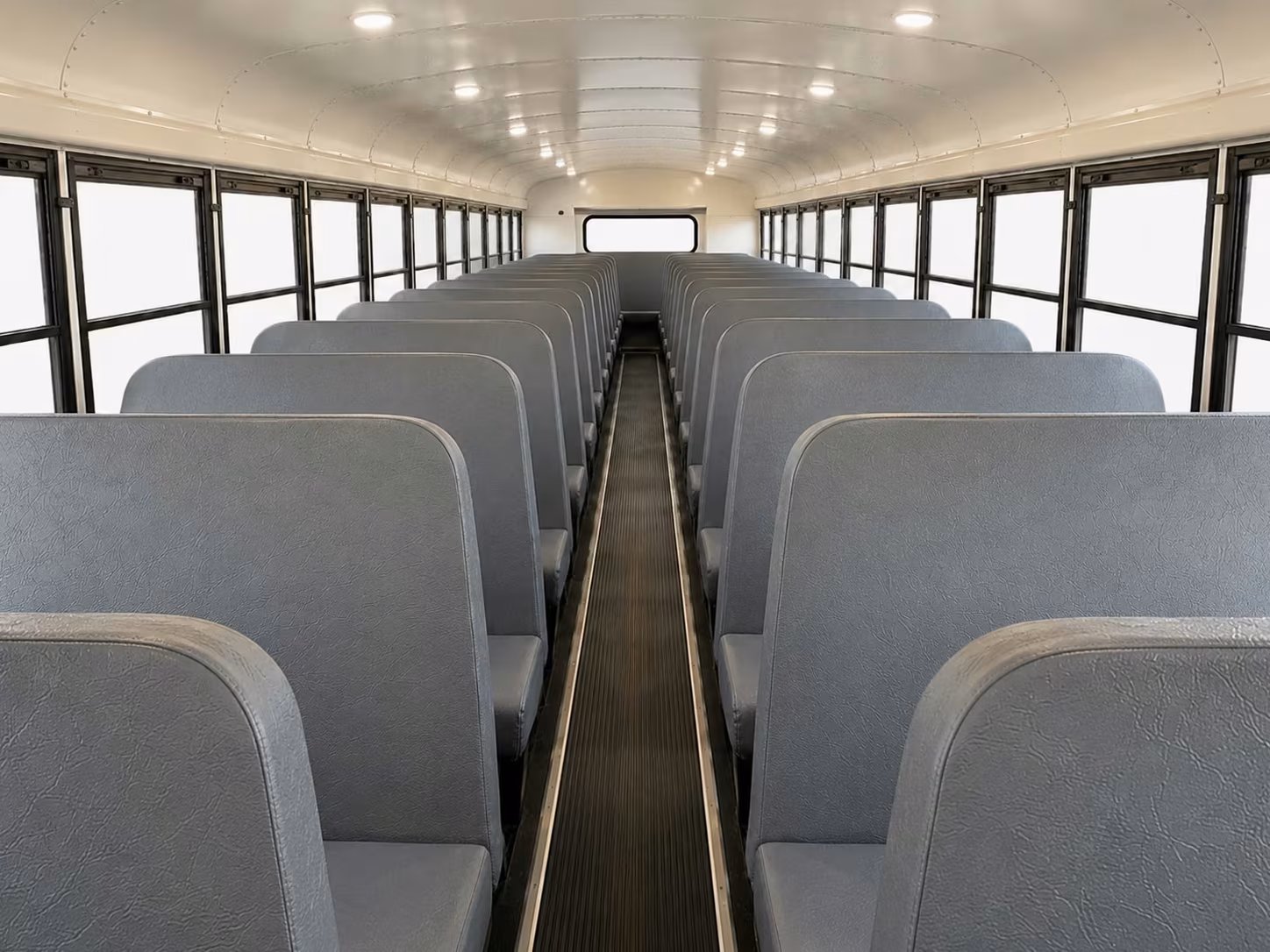school bus inside